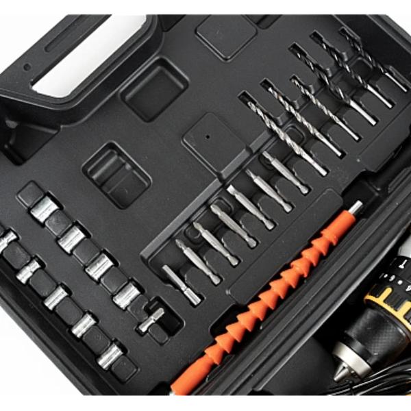 Bormasina Electrica 2 Acumulatori 36 V + 28 de Accesorii Incluse - Unelte si Scule