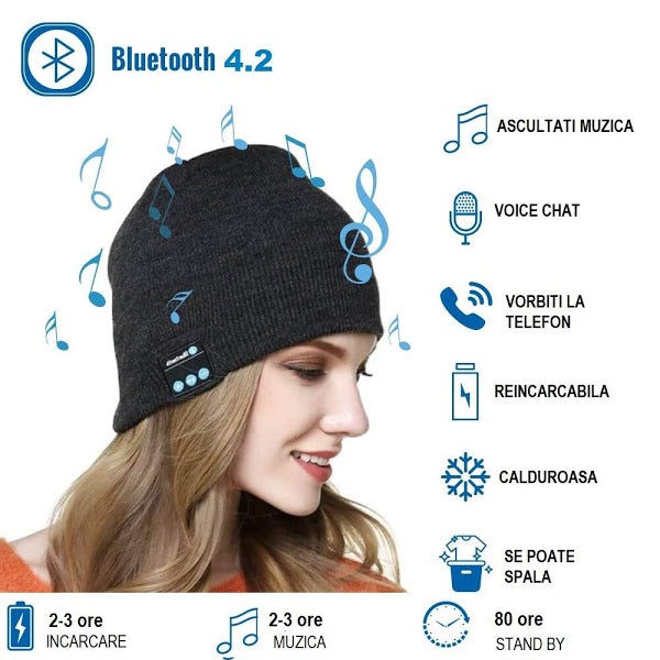 Caciula cu bluetooth - Electronice si Gadgeturi