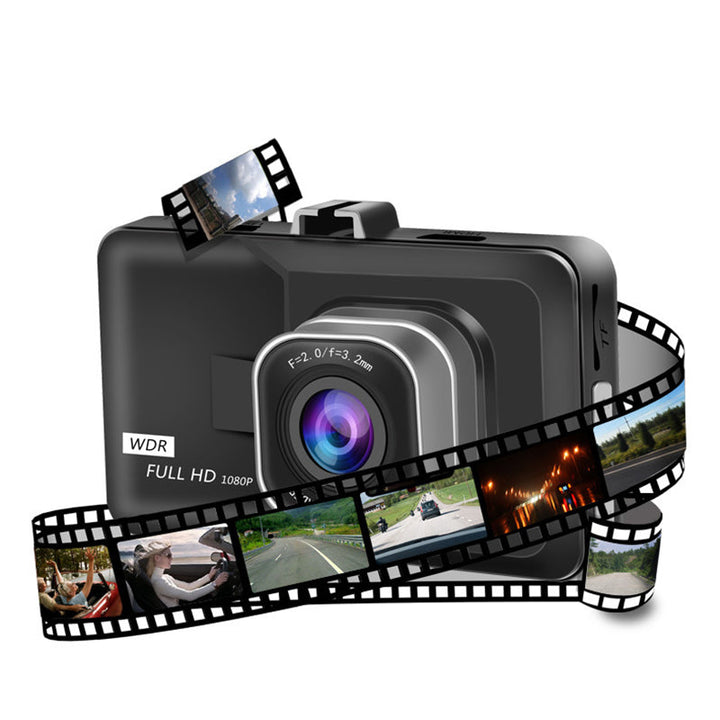 Camera Auto DVR Full HD 1080p Unghi Larg 140° Senzor G Înregistrare în Buclă Suport Card MicroSD până la 32GB Ecran LCD