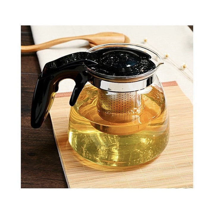 Ceainic din sticla filtru din inox capacitate 1100 ml - Articole Bucatarie