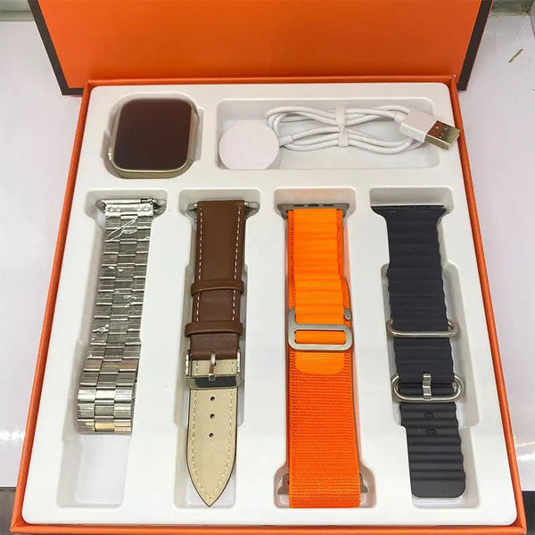 Ceas Inteligent SmartWach Conectare Bluetooth 4 Curele Incluse