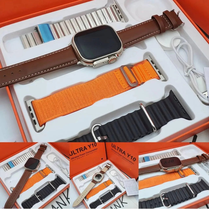 Ceas Inteligent SmartWach Conectare Bluetooth 4 Curele Incluse