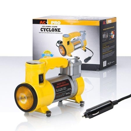 Compresor auto Cyclone DS-20 12 V 35 l / min 150 PSI - Articole Auto si Moto