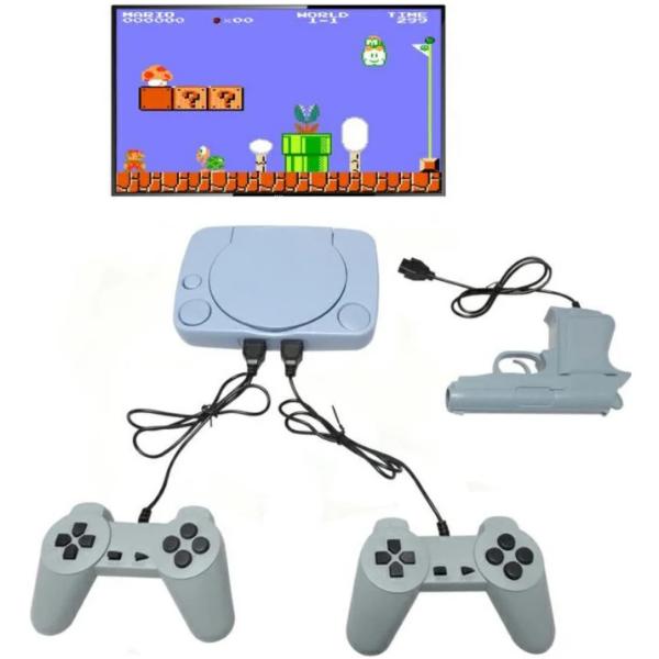 Consola de Jocuri Video Retro Tiessa 2 x controller 1 x pistol 16 jocuri