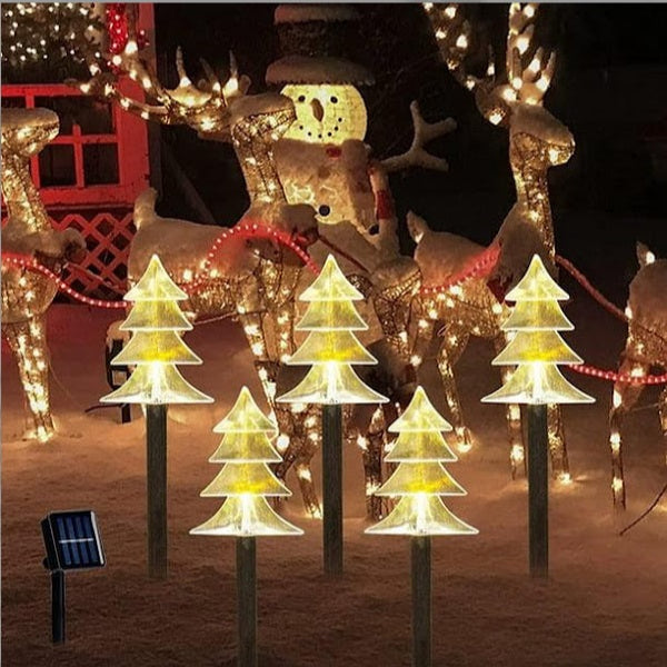 Decoratiune solara 5 braduti decorativi pentru gradina