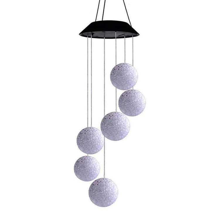 Decoratiune solara de gradina 6 globuri cu joc de lumini Lampi Solare