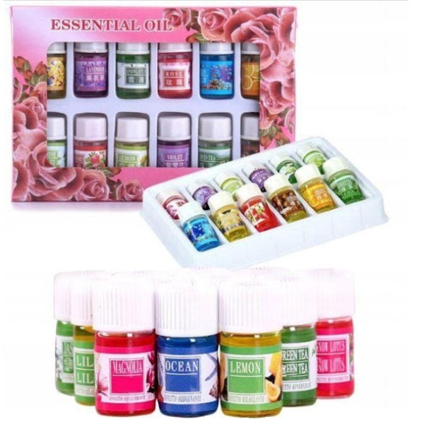 Difuzor de aromaterapie + Cadou 12 uleiuri esentiale - Articole Casa