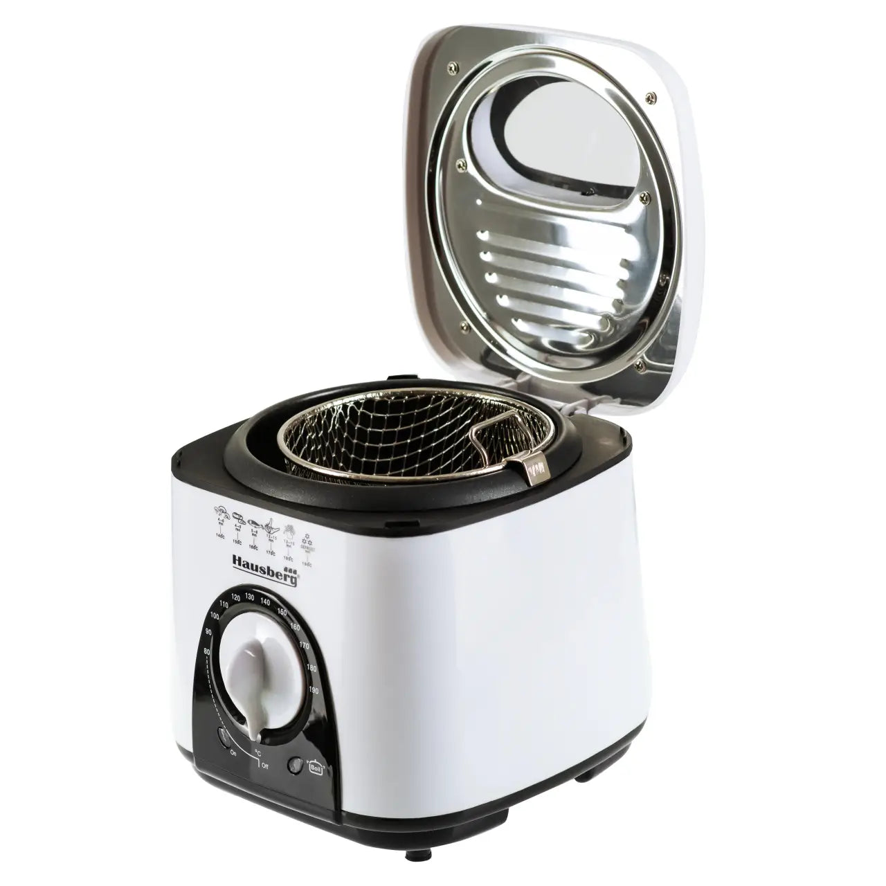 Friteuza Hausberg HB 1320NG 850W - 950 W 1 L Alb/Negru