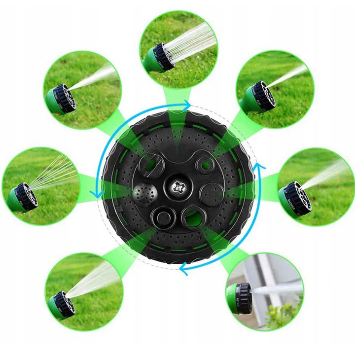 Furtun Extensibil de Gradina de 45 Metri + Accesoriu pentru Stropit - Articole Gradina