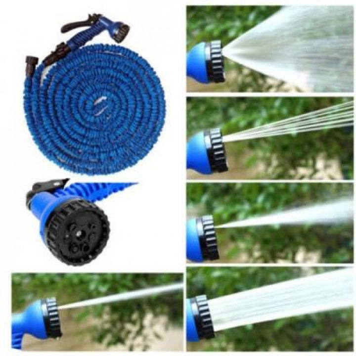 Furtun extensibil de gradina de 60 metri + Accesoriu pentru stropit - Articole Gradina