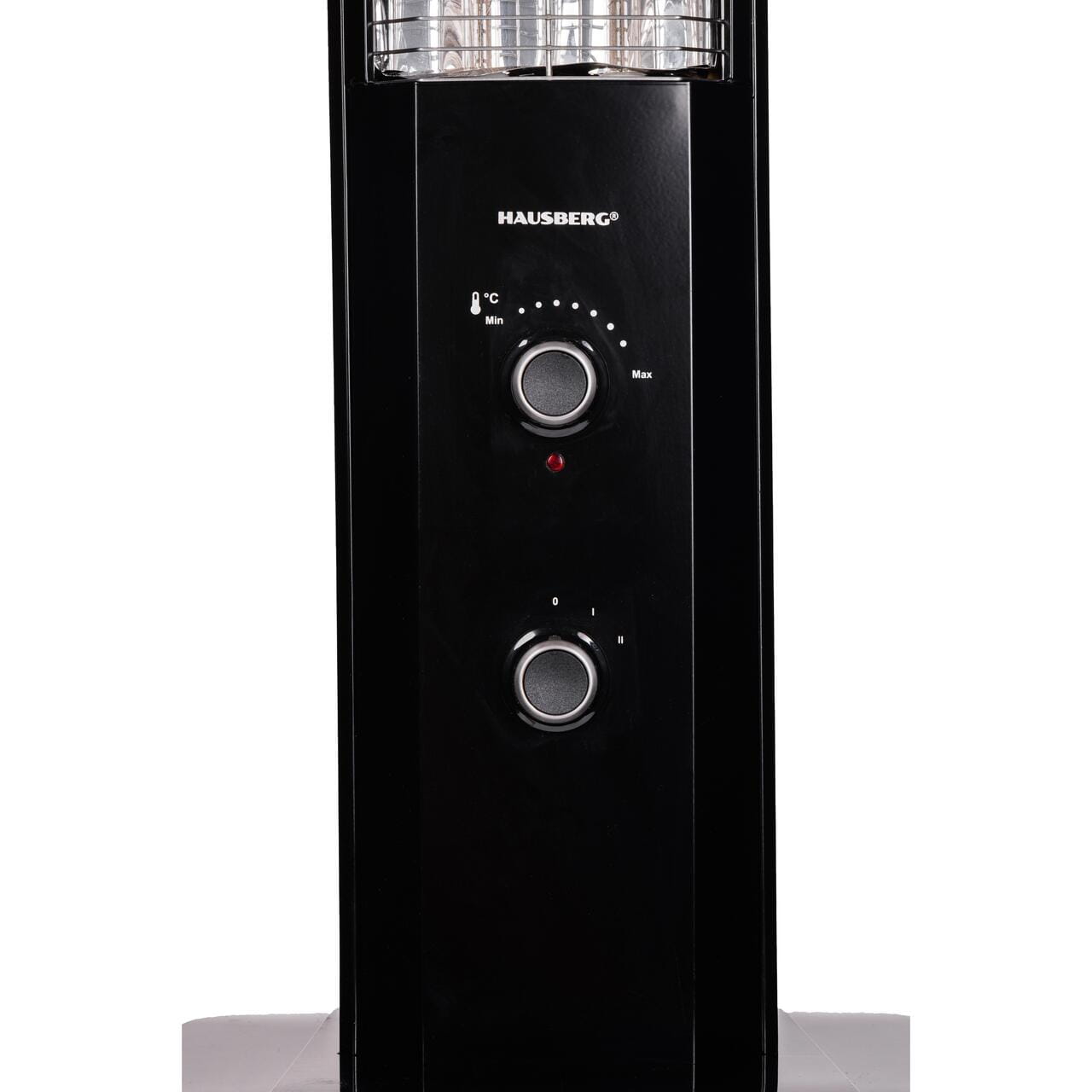 Radiator Electric Hausberg HB-8560 2300W Termostat Reglabil Lampa de semnalizare pentru 3 pozitii Negru