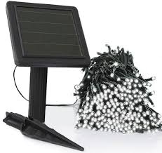 Instalatie 100 LED pentru exterior cu incarcare solara - Lampi Solare