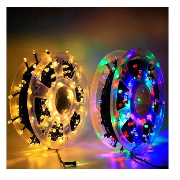 Instalatie de Craciun tip liniara alimentare 220V pentru exterior 1000 led-uri 100m - Sarbatori Iarna