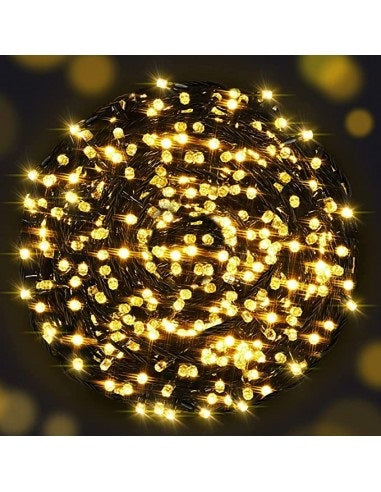 Instalatie de Craciun tip liniara alimentare 220V pentru exterior 1000 led-uri 100m - Sarbatori Iarna