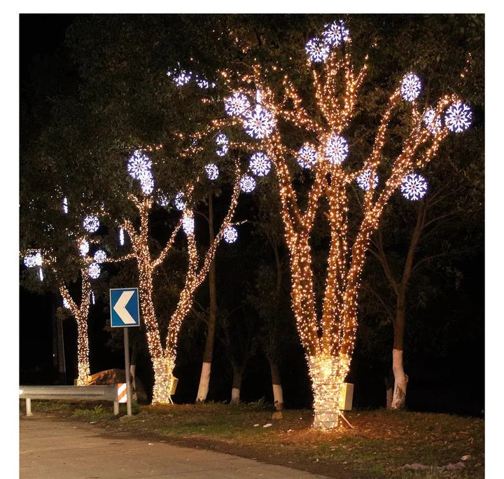 Instalatie de Craciun tip liniara alimentare 220V pentru exterior 1000 led-uri 100m - Sarbatori Iarna