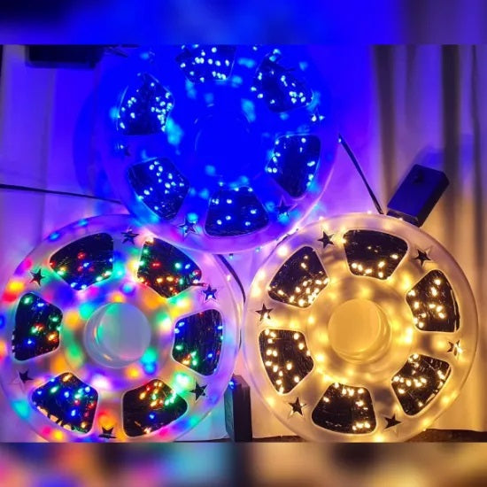 Instalatie de Craciun tip liniara alimentare 220V pentru exterior 1000 led-uri 100m - Sarbatori Iarna