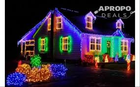 Instalatie pentru Craciun - franjuri cu LED-uri tip turturi 12 metri - Articole Iluminat