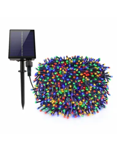 Decoratiune cu Incarcare Solara 50 metri 500 led - Multicolora