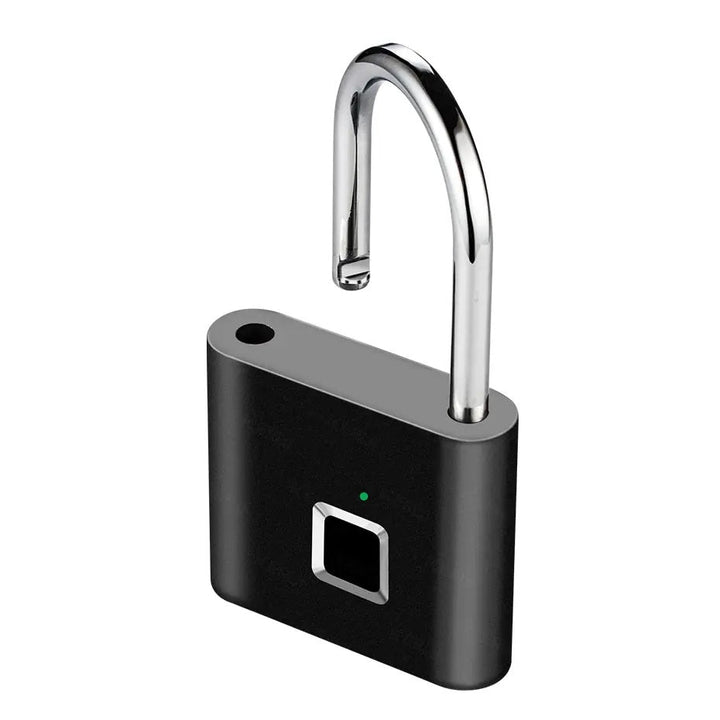 Lacat Smart Cu Deblocare Prin Amprenta Modern Incarcare USB Articole Casa