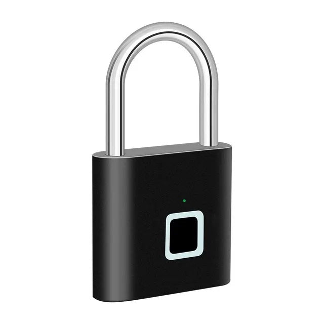 Lacat Smart Cu Deblocare Prin Amprenta Modern Incarcare USB Articole Casa