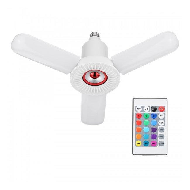 Lampa LED RGB 36W cu boxa bluetooth senzor muzica si telecomanda Articole Iluminat