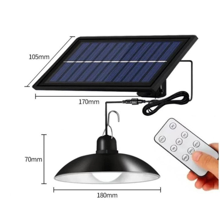Lampa solara suspendata telecomanda 90 Lm/W - Lampi Solare