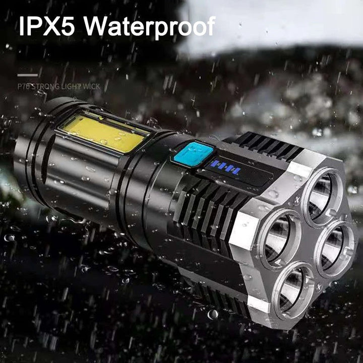 Lanterna multifunctionala 4 led usb Articole Iluminat