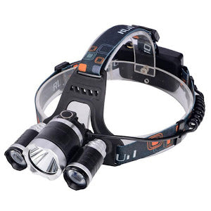 Lanterna profesionala de cap reglabila cu triplu led - Articole Iluminat