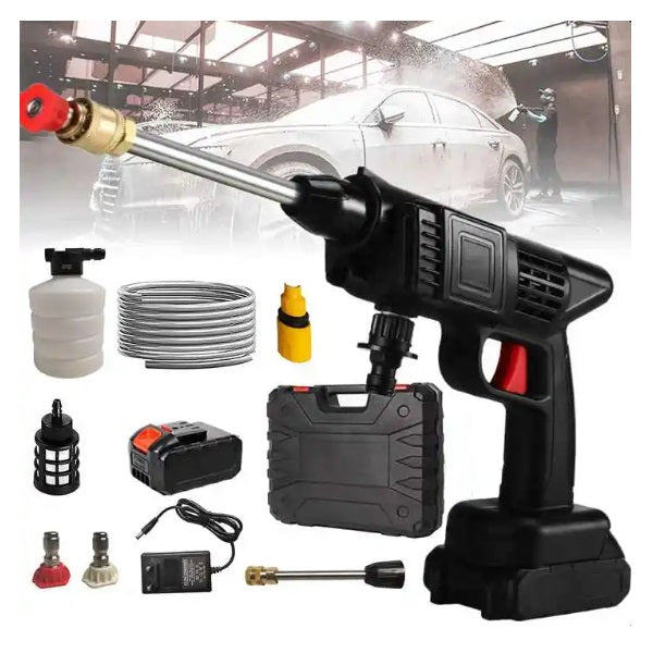 Lichidare de Stoc! Kit Aparat de spalat electric cu presiune cu rezervor pentru detergent 2 acumulatori 48 V