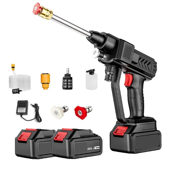 Lichidare de Stoc! Kit Aparat de spalat electric cu presiune cu rezervor pentru detergent 2 acumulatori 48 V