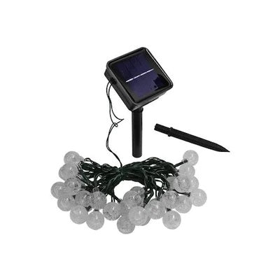 Lichidare de Stoc! Set 3 x Decoratiune cu Incarcare Solara 30 de Globulete 5 Metri - Lichidare de Stoc