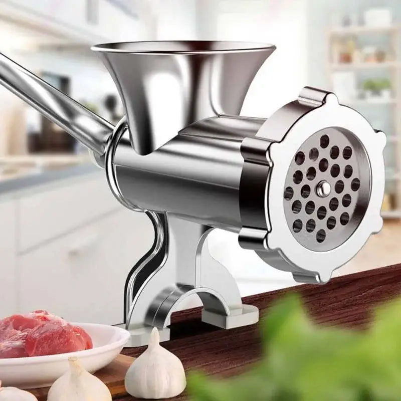 Masina manuala de tocat carne din aluminiu pentru tocat carne eficient