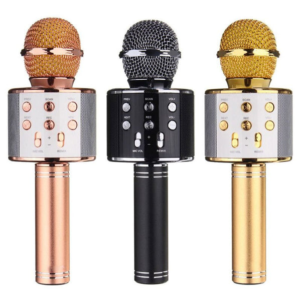 Microfon Karaoke Wireless Bluetooth WS 858 Electronice si Gadgeturi