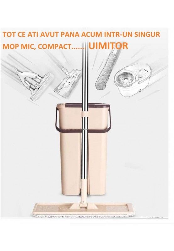 Mop cu galeata si 2 rezerve incluse - Articole Casa