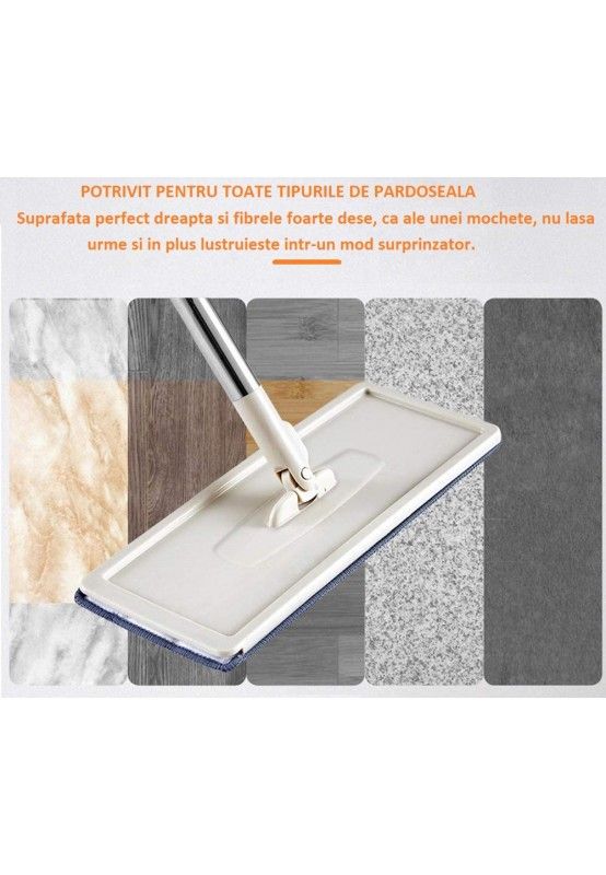 Mop cu galeata si 2 rezerve incluse - Articole Casa