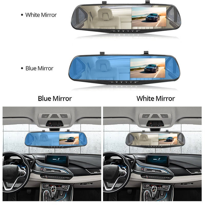 Oglinda auto DVR camera fata-spate + card 32GB - Articole Auto si Moto