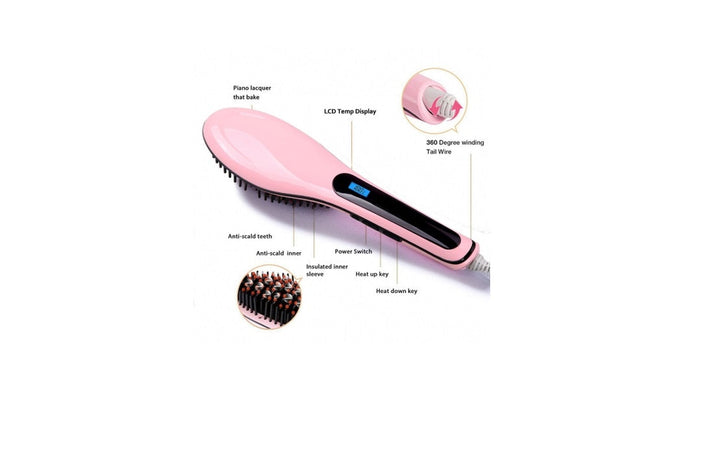 Perie revolutionara de indreptat parul cu ioni si afisaj LCD Articole Femei