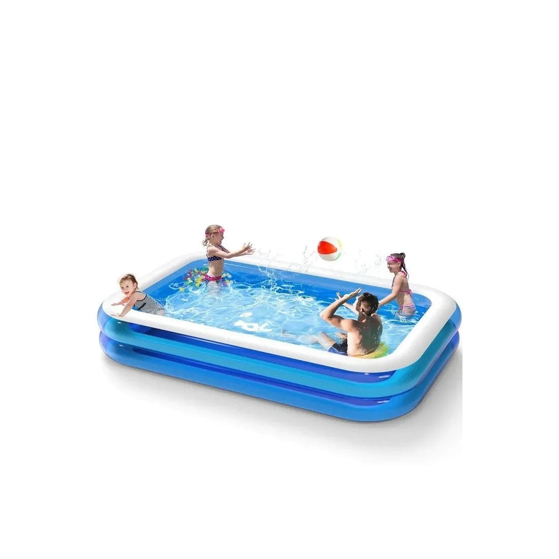 Piscina Gonflabila 200x150 cm pentru copii și adulți, fabricată din plastic robust pentru curte și gradina, ideală pentru relaxare și jo
