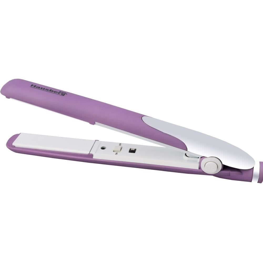 Placa de par 2 in 1 pentru ondulare si indreptare Hausberg HB32MV Putere 30W Incalzire rapida Mov