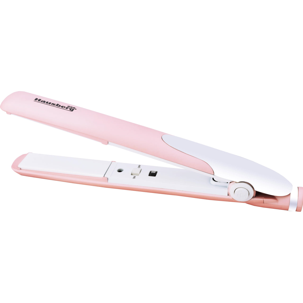 Placa de par 2 in 1 pentru ondulare si indreptare Hausberg HB32RZ Putere 30W Incalzire rapida Roz