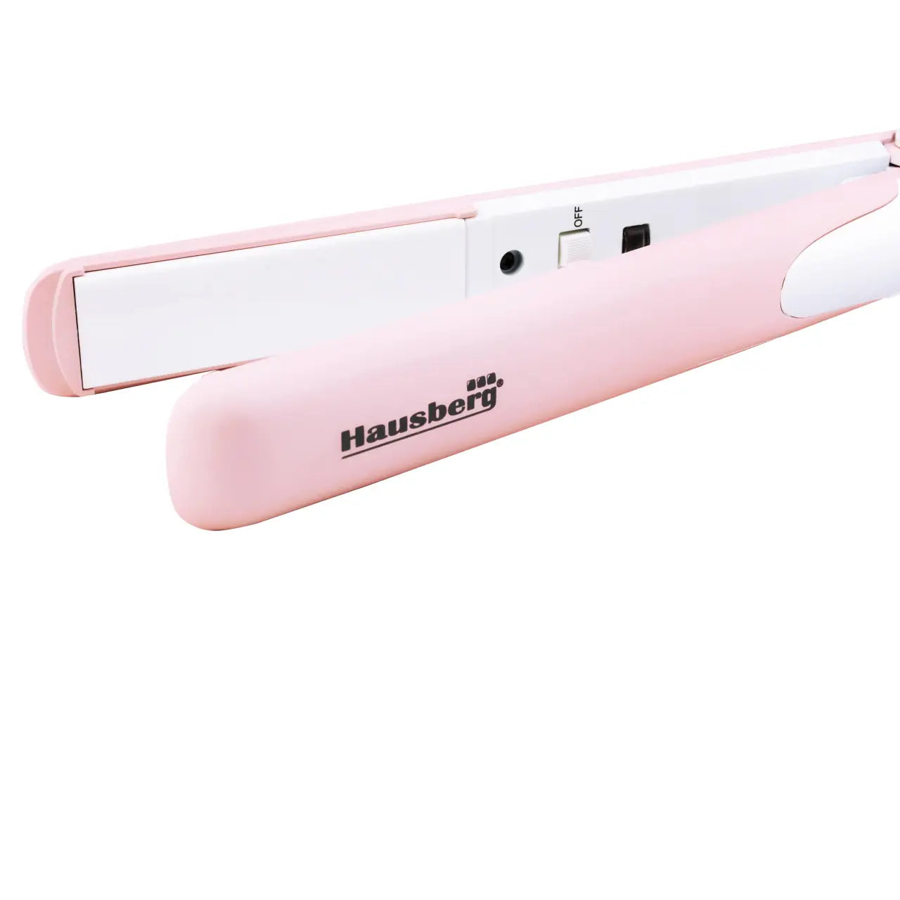 Placa de par 2 in 1 pentru ondulare si indreptare Hausberg HB32RZ Putere 30W Incalzire rapida Roz