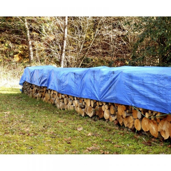 Prelata Impermeabila cu Inele Rezistenta la Undele UV si Umiditate 5 x 6 m