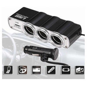 Priza tripla cu usb pentru auto Articole Auto si Moto