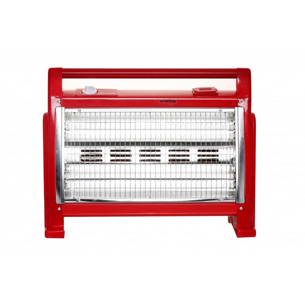 Radiator cu quartz HAUSBERG HB-8102 1600W 2 trepte Protectie la supraincalzire Rosu