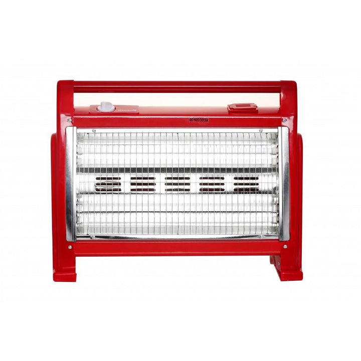 Radiator cu quartz HAUSBERG HB-8102 1600W 2 trepte Protectie la supraincalzire Rosu