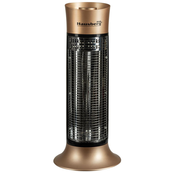 Radiator electric din fibra carbon Hausberg HB-8750AU 900 W 2 nivele de putere exterior/interior Auriu
