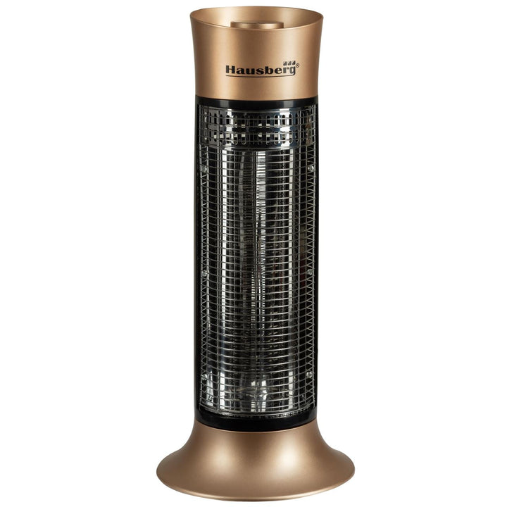 Radiator electric din fibra carbon Hausberg HB-8750AU 900 W 2 nivele de putere exterior/interior Auriu