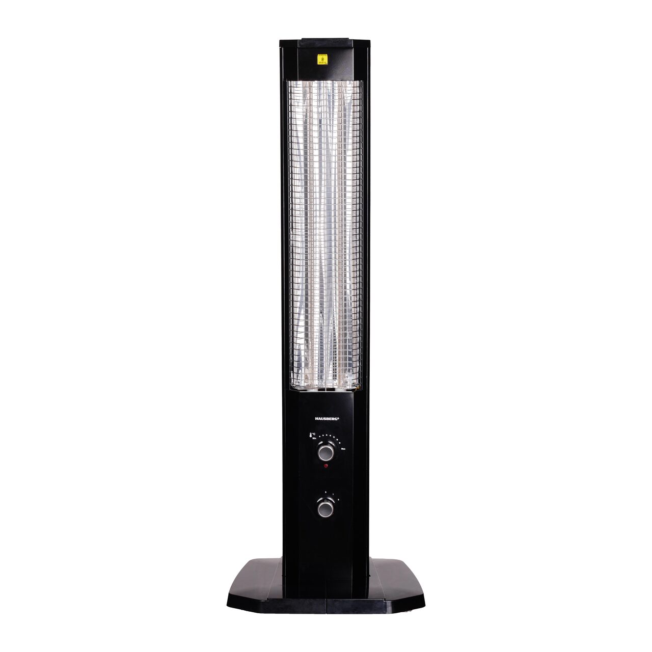 Radiator Electric Hausberg HB-8560 2300W Termostat Reglabil Lampa de semnalizare pentru 3 pozitii Negru