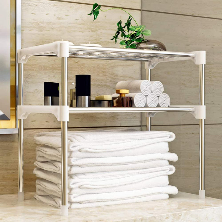 Raft multifunctional pentru bucatarie sau baie Multi Storage Rack - Articole Casa