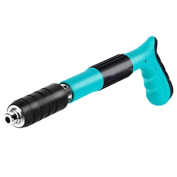 Teal și negru pistol de cuie din plastic dur pentru fixare rapidă, set profesional